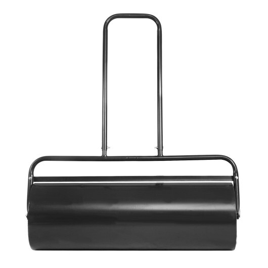 24 x 13 Inch Tow Lawn Roller Water Filled Metal Push Roller-Black - Color: Black - Image 5