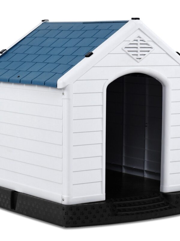 Indoor/Outdoor Waterproof Plastic Dog House Pet Puppy Shelter  - Color: Multicolor - Size: S