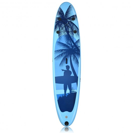 Adult Youth Inflatable Stand Up Paddle Board-S - Color: Blue - Size: S - Image 3