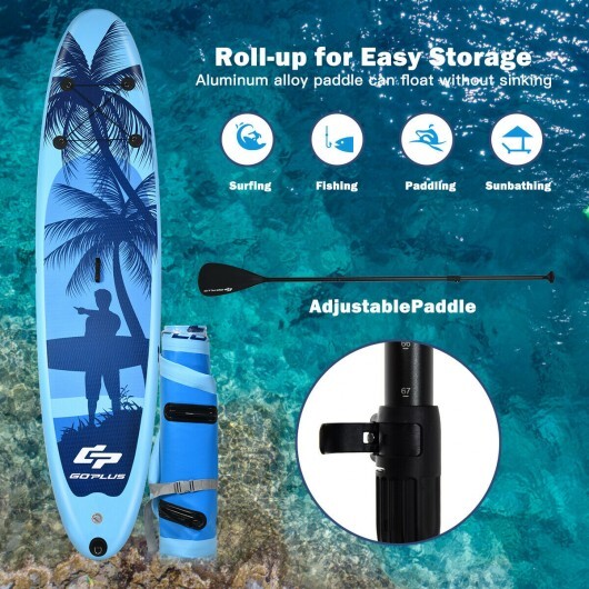 Adult Youth Inflatable Stand Up Paddle Board-S - Color: Blue - Size: S - Image 4